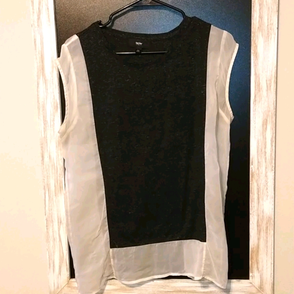 ❤️ 5 for$25 ❤️ Mossimo Black and Sheer Top
